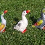 градинска керамика керамична гъска