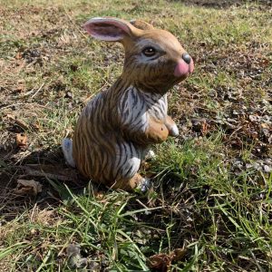 Градински керамичен кафяв заек