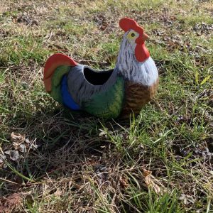 градински керамичен петел